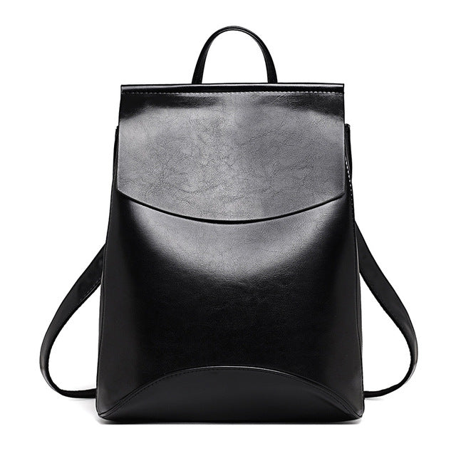 Women High Quality Fashion Leather Backpack Shoulder Bag