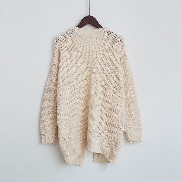 VenusFox Long Long Sleeve Knitted Sweater Cardigans