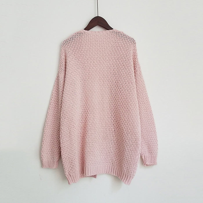 VenusFox Long Long Sleeve Knitted Sweater Cardigans