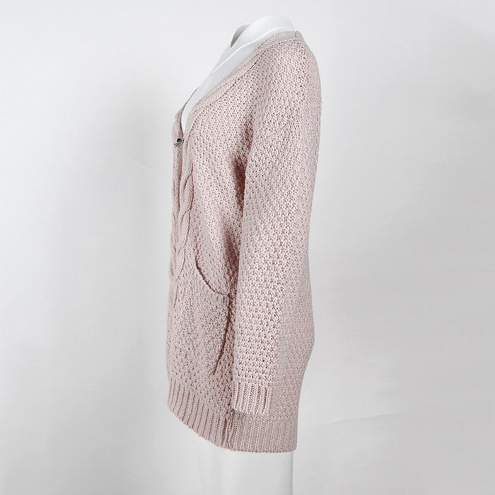 VenusFox Long Long Sleeve Knitted Sweater Cardigans