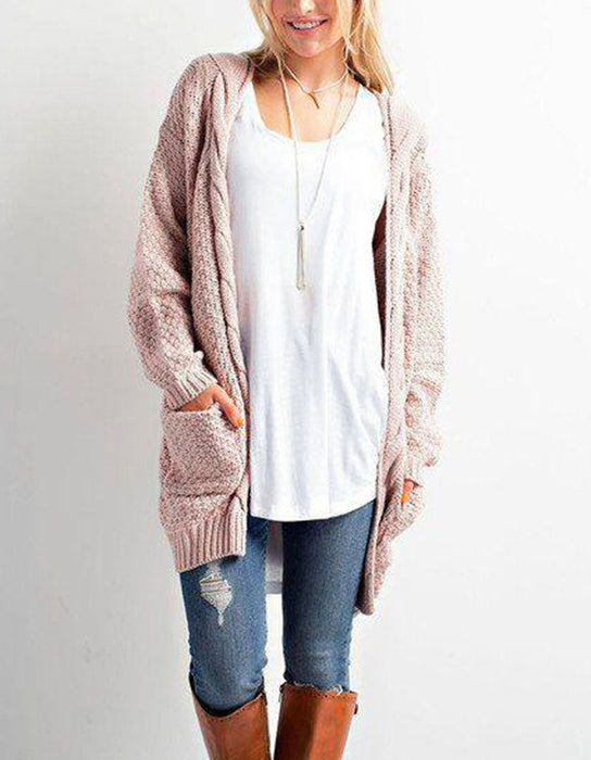 VenusFox Long Long Sleeve Knitted Sweater Cardigans