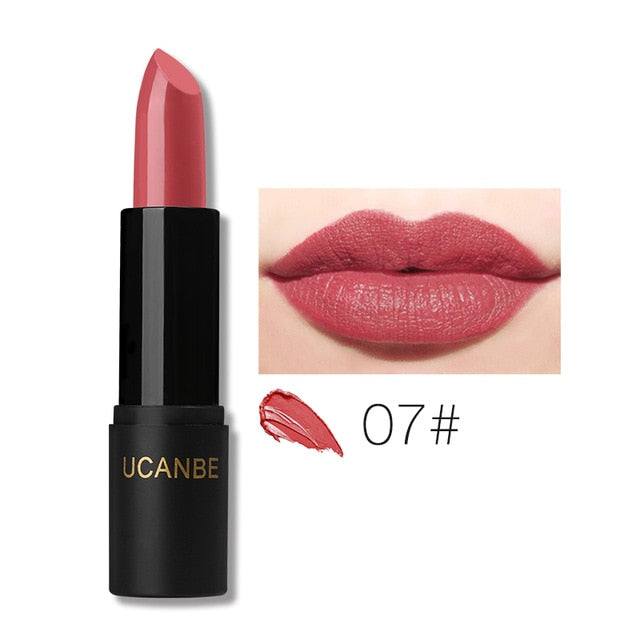 8 Colors Moisturizing Smooth Lipsticks Matte Shimmer Waterproof Long Lasting Lips Stick