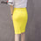 VenusFox High Waist Bodycon Elastic Knee Length Pencil Skirt