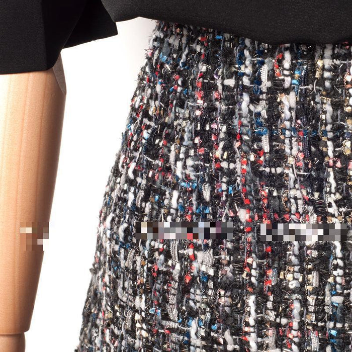 VenusFox Fashion Sequins High Waist Mini Skirt