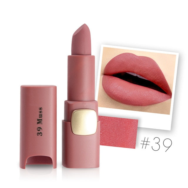 Moisturizing 18 Colors Matte Lipstick Sexy Red Lips Nude Matte Lip Stick