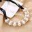 VenusFox Lace pearl Chain Choker Necklace