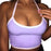 VenusFox Sexy Crop Tops For Women Halter Fitness Skinny T-Shirt