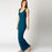 VenusFox Women High Stretch Tank Elegant Sexy O-neck Sleeveless Maxi Dress