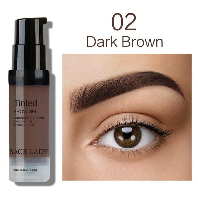 Henna Eyebrow Dye Gel Waterproof Makeup Shadow For Eye Brow Wax Long Lasting