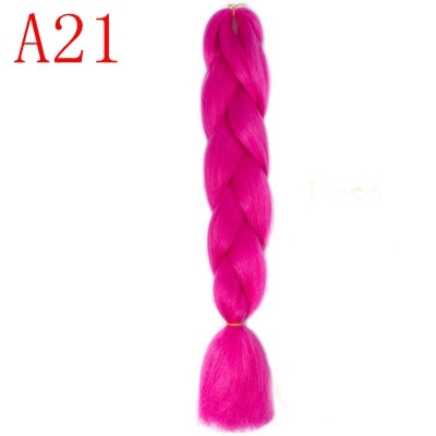 24inch Ombre Synthetic Crochet Hair Extensions Braids