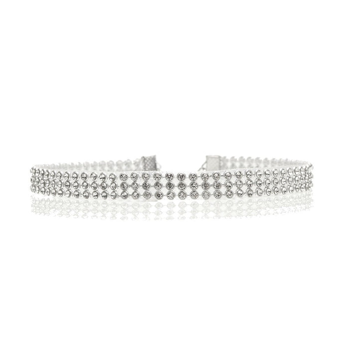 VenusFox Full Shining Crystal Rhinestone Choker