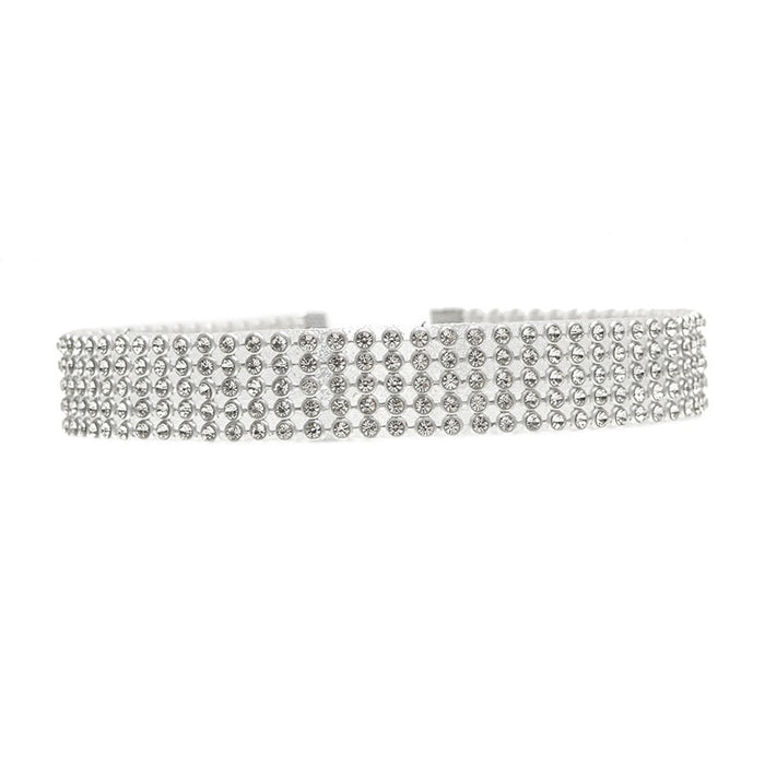 VenusFox Full Shining Crystal Rhinestone Choker