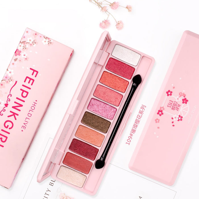 Shimmer Waterproof Matte Eyeshadow Palette Korean Makeup