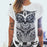 VenusFox T-shirt Cat Print O-Neck Sexy Tshirt