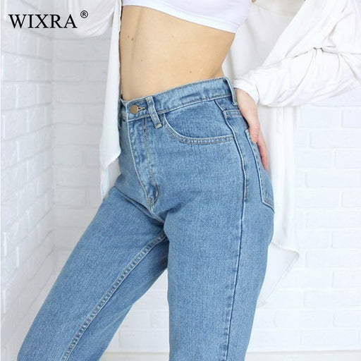 VenusFox Basic High Waist Vintage Jeans