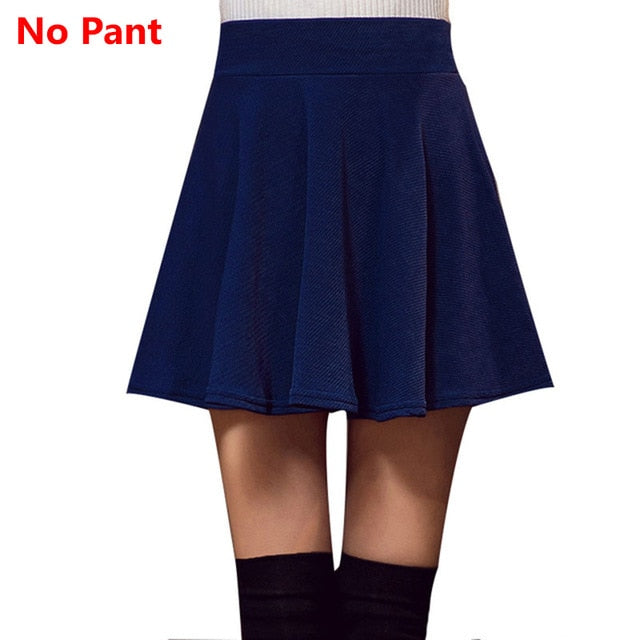 VenusFox Plus Size High Waist Short Mini Skirt Pants