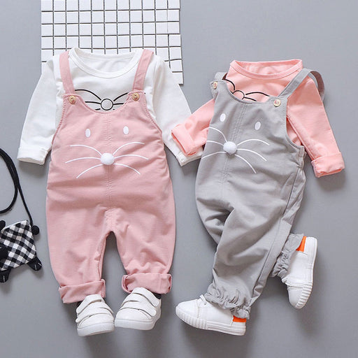 Fashion suit T-shirt + pants baby clothing sets