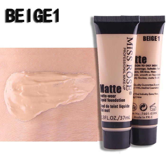 Professional Base Matte Liquid Foundation Waterproof Face Concealer