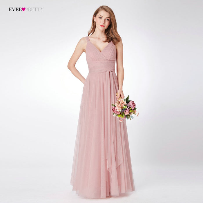 VenusFox Blush Pink Bridesmaid Dresses