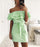 VenusFox Striped Ruffle Collar Summer Dress Sundress Casual Sexy Bodycon Summer Dress