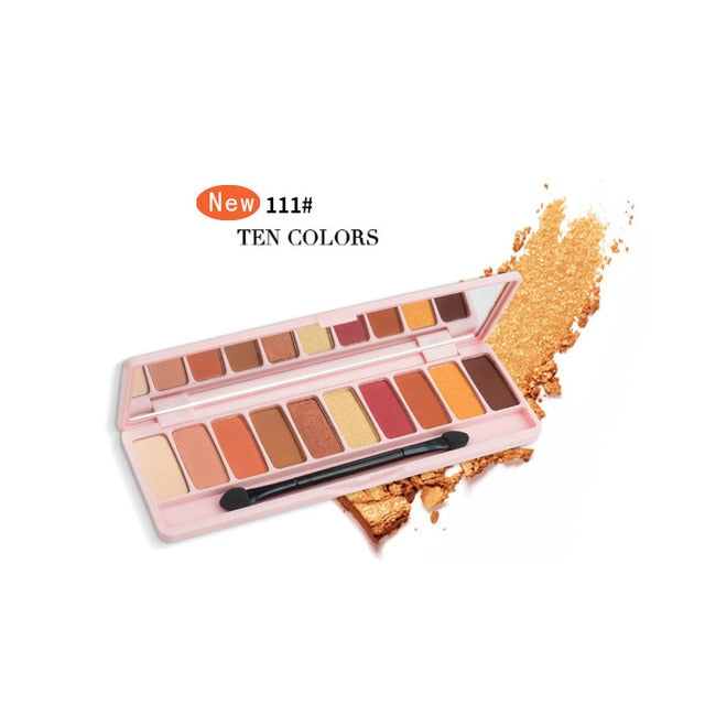 Shimmer Waterproof Matte Eyeshadow Palette Korean Makeup