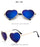 Heart Shaped Sunglasses metal Fashion Rimless LOVE Clear Ocean Lenses Sun Glasses UV400