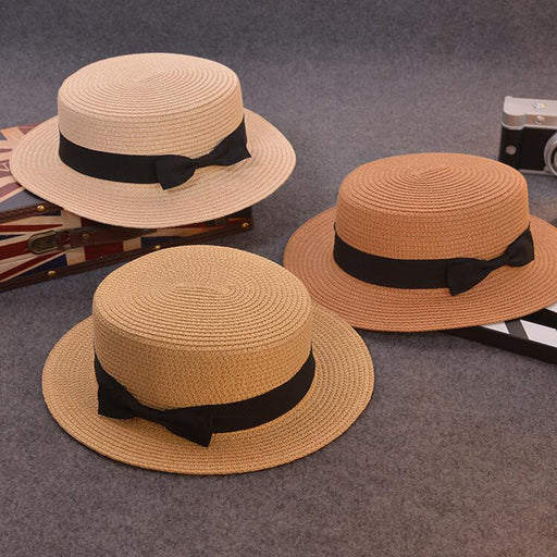 Fashion Cute summer hand made straw big brim sun hat for children and women