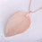 Womens Sweater Coat  Special Leaves Long Chain Jewelry Necklaces
