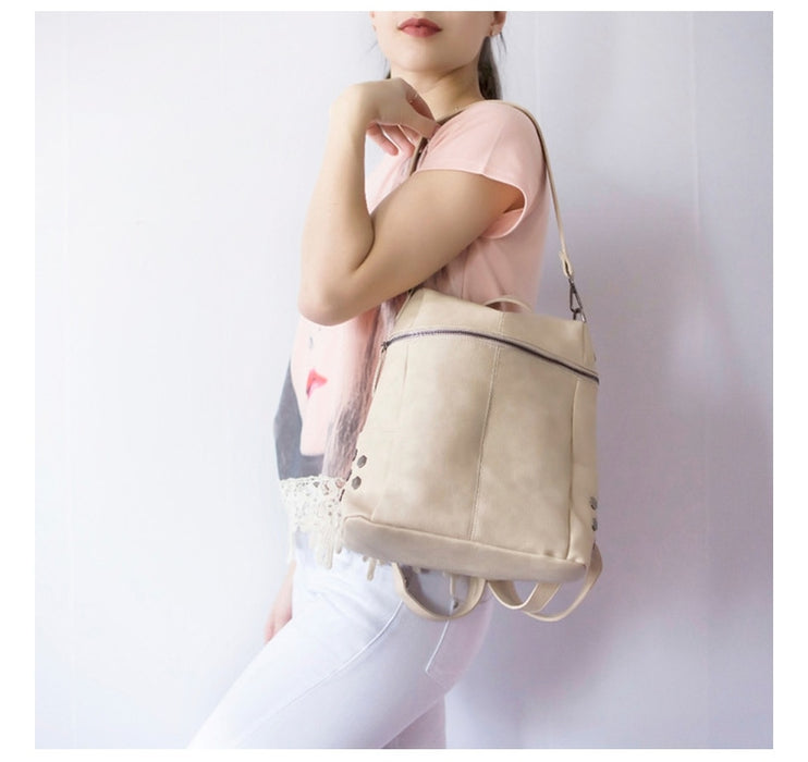 Women Simple Style Fashion Vintage Leather Shoulder Bag