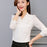 VenusFox Harajuku Women Long Sleeve Bow Office Ladies Tops Shirts
