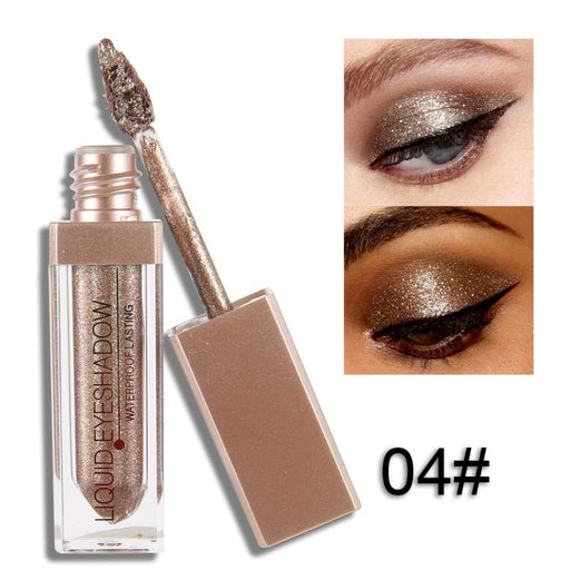 Liquid  Makeup Eye Shadow Shimmer Metallic Edition Pearl Light Shiny  Cosmetics