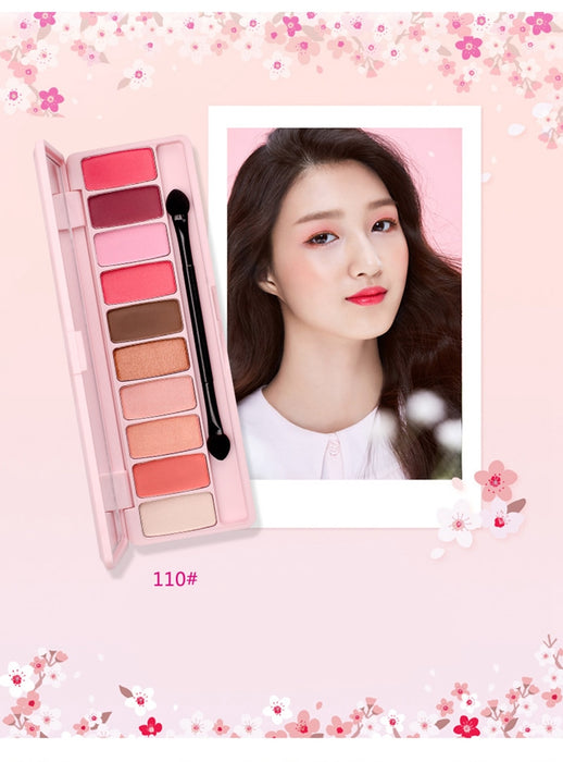 Shimmer Waterproof Matte Eyeshadow Palette Korean Makeup