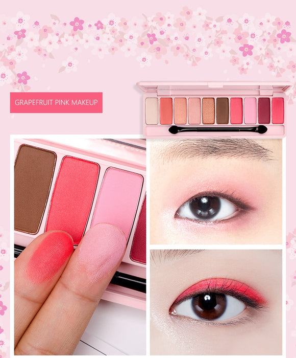 Shimmer Waterproof Matte Eyeshadow Palette Korean Makeup