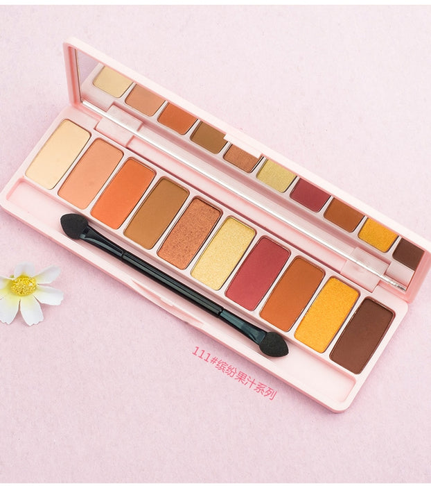 Shimmer Waterproof Matte Eyeshadow Palette Korean Makeup