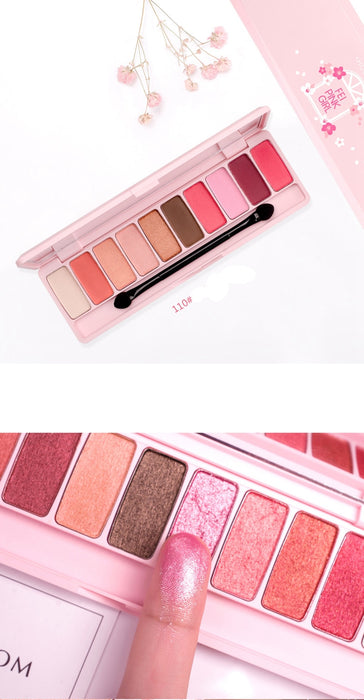 Shimmer Waterproof Matte Eyeshadow Palette Korean Makeup