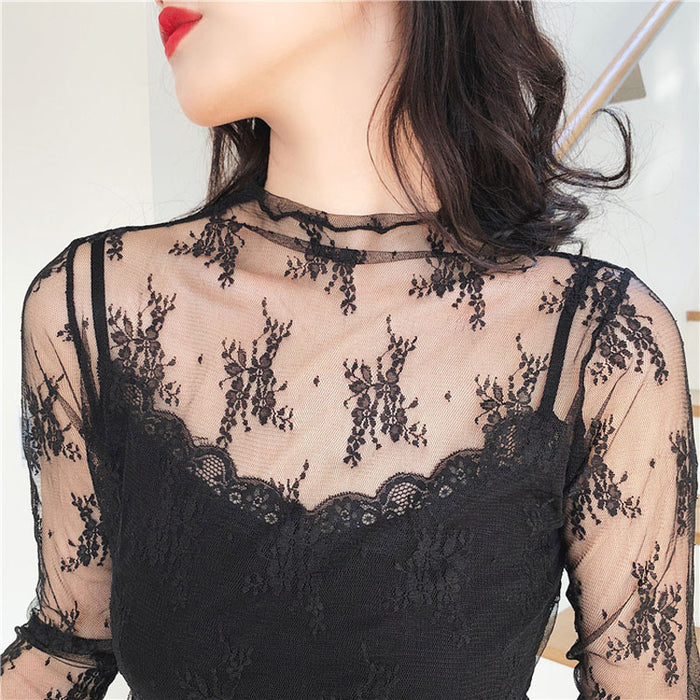 VenusFox Off shoulder lace Nightgown Sexy Lingerie