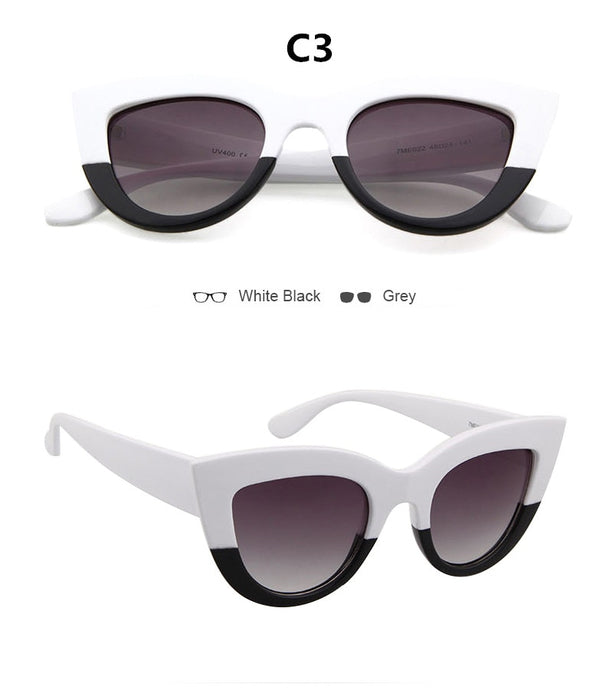 Vintage Retro Cat Eye Sunglasses Brand Designer  UV400