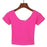 VenusFox Women T Shirt Short Sleeve O-neck Casual Cotton Tops Tees