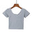 VenusFox Women T Shirt Short Sleeve O-neck Casual Cotton Tops Tees