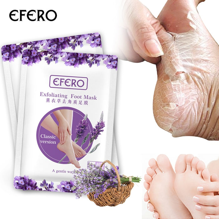 6pc=3pair Exfoliating Foot Mask Pedicure Remove Dead Skin Mask