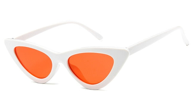 Retro Cat Eye Small Frame Triangle Sun glasses
