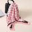 Women Fashion Luxury Striped Dots Pure Silk Foulard Square Head Scarf