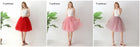 VenusFox High Waist Swing Dolly Ball Gown 6 Layered Midi Skirts