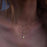 women Fashion Jewelry Long moon Tassel Gold color Choker Chain Necklace