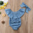 Cute Toddle Baby Ruffle Cotton Bodysuit