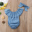 Cute Toddle Baby Ruffle Cotton Bodysuit