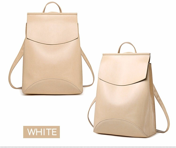 Women High Quality Fashion Leather Backpack Shoulder Bag