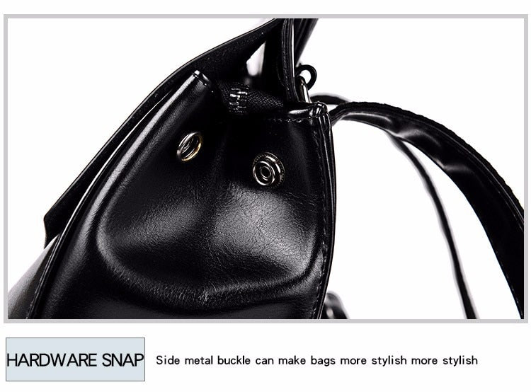 Women High Quality Fashion Leather Backpack Shoulder Bag