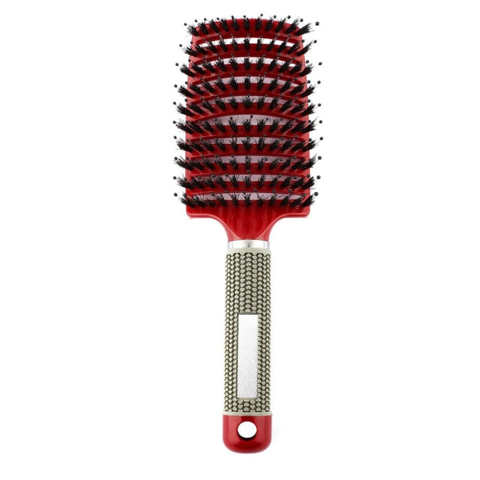 Hair Scalp Massage Comb Bristle & Nylon Hairbrush for Salon Hairdressing Styling Tools