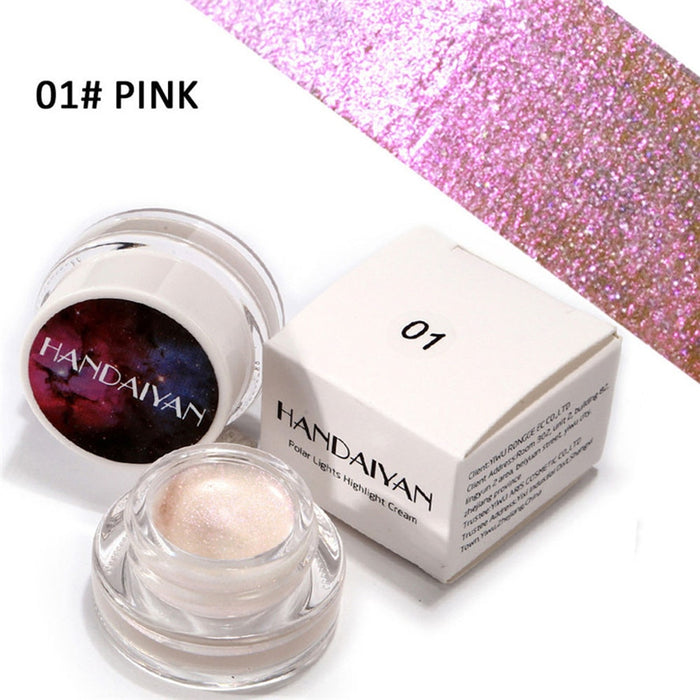 5 Colors Makeup Glitter 1Box Multifunctional Highlight Powder Eyeshadow